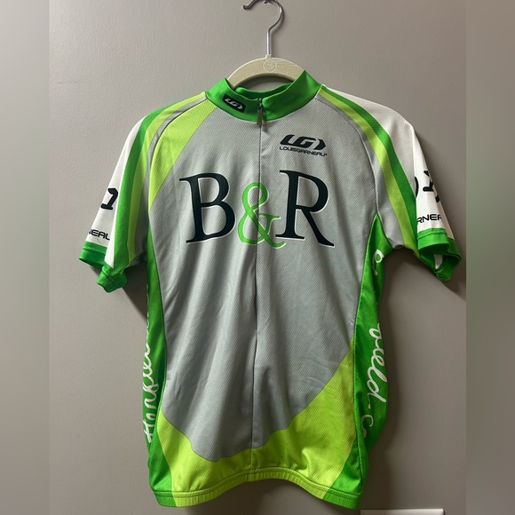 🚴♀️Louis Garneau Men’s Cycling Jersey Green Butterfield and Robinson - Picture 2 of 9